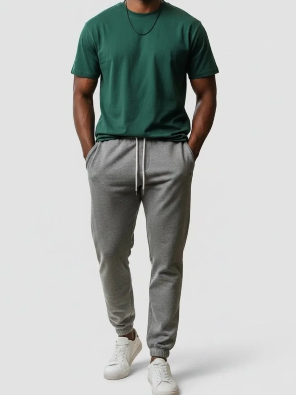 Vuori Men's Heather Grey Fleece Jogger Sweatpants M 🏃‍♂️